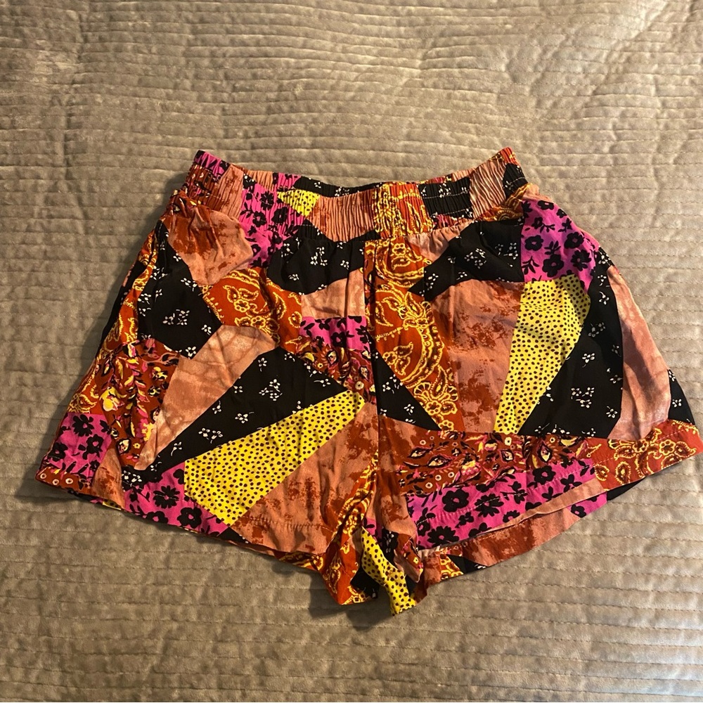 Colorful Patchwork Women's Shorts